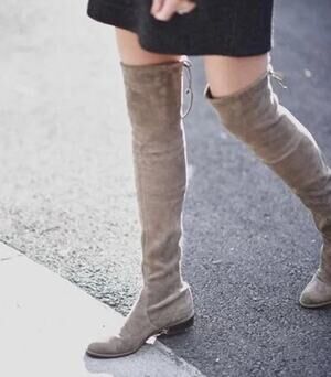 Stuart Weitzman Lowland Suede Over the Knee Boots Women's Sz. 6.5